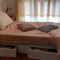 تختخواب و میز تحریر|تخت و سرویس خواب|تهران, ولنجک|دیوار