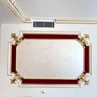 نقاشی ساختمان قاب بندی رنگ پلاستیک روغنی آکرلیک