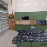 کابینت کلاسیک۴ متر سبز کره ای مغز تایلندی+هود|مصالح و تجهیزات ساختمان|تهران, اکباتان|دیوار