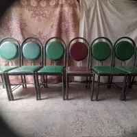 صندلی فلزی رویه مشمایی