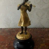 یکجفت مجسمه برنز زن ومرد به ارتفاع ۳۰|مجسمه، تندیس، ماکت|تهران, قلهک|دیوار