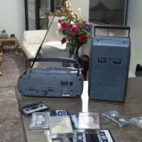 ظبط خبرنگاری عتیقه ژاپنی و رادیو ظبط JVc سالم|سیستم صوتی خانگی|تهران, خانی آباد نو شمالی|دیوار