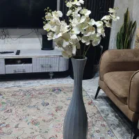 گل و گلدان مصنوعی گل ارکیده سفید|گل مصنوعی|ری, جوانمرد قصاب|دیوار