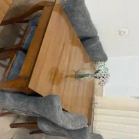 میز ناهار خوری 4 نفره تمام چوب جنس خوب