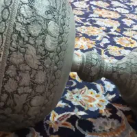 جام ظرف میوه قدیمی مس وبرنج اب کاری نقره|کلکسیون اشیاء عتیقه|تهران, بنی‌هاشم|دیوار