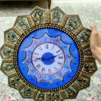 ساعت دیواری اصفحان مینا کاری شده