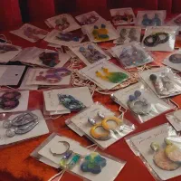 گوشواره های رزینی