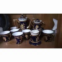 سرویس. چایخوری. سورمه ایی قدیمی.