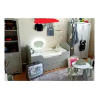 سرویس خواب کودک تخت و کمد و ویترین و خوشخواب نوزاد