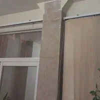 پرده عمودی سالم رنگ کرم