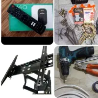 نصب آنتن و پایه دیواری TV و شلف