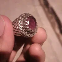 انگشتر نقره کوارتز لیمویی چند رنگ