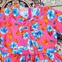 پیراهن کرپ گلدار|لباس|رشت, نظری|دیوار