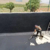 آب بندی استخر، مخازن، پشت وبام