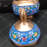 قندان مس و پرداز|ظروف سرو و پذیرایی|اصفهان, ارداجی|دیوار