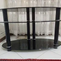 میز تلویزیون شیشه ای