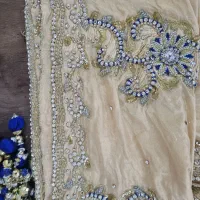 شال سنتی سنگ ومهره دوزی کار دست