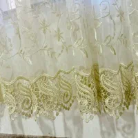 پرده توری سفید