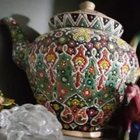 قوری مینا کاری بزرگ