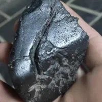 مشکوک به شهاب با پوسته سوخته وجذب معاوضه بانقره
