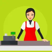 فروشنده خانم