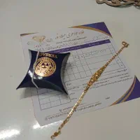 دست بند طلا کاملا نو میباشد ۴درصد