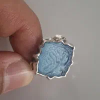 انگشتر عقیق خطی
