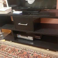 میز تلویزیون چوبی کشو دار