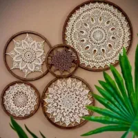 فرشینه ماندالا بافی درسه سایز کوچک متوسط بزرگ|فرش|بندرعباس, |دیوار