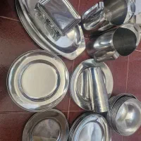 ظروف  غذا خوری اشپزخانه  استیل