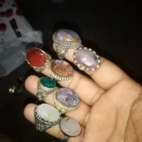 انگشتر نقره ماشینی باسنگهای مختلف اصل زنده وطبیعی|بدلیجات|تهران, سید خندان (جلفا)|دیوار