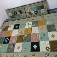 یک جفت پشتی و گلیم فرش 6 متری|فرش|همدان, |دیوار