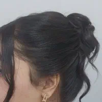 مدل مو بلوند برای شنیون