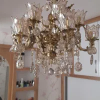 لوستر ۶شاخه برنز