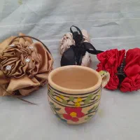 ماگ سفالی لعاب دار و کلیپس ۱۰۰ تومان قیمت مناسب|ظروف سرو و پذیرایی|جهرم, |دیوار