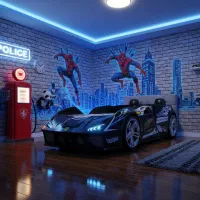 7 مدل تخت خواب ماشینی سیاه برند دلونا