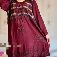 مانتو هندی نخی سنگشور|لباس|اردبیل, |دیوار