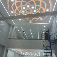 کناف پی وی سی تایل60×60رنگ آمیزی|خدمات پیشه و مهارت|آبادان, |دیوار