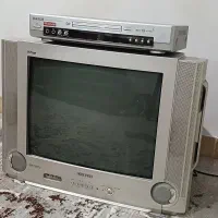 تلوزیونن ۲۱ سامسونگ بهمراه ۱ دستگاه ویدئو در حد