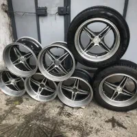 رینگ سایز ۱۶ لاستیک ۲۵|قطعات یدکی و لوازم جانبی|رشت, سیا اسطلخ|دیوار