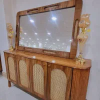 آینه کنسول چوبی