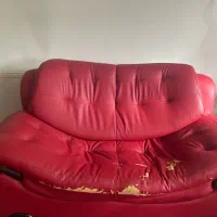 مبل ۷ نفره روکش چرم|مبلمان خانگی و میز عسلی|مشهد, شهرآرا|دیوار