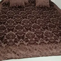 روتختی با دو عدد بالشت و  ملافه دو عدد رو کوسنی