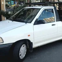 پراید وانت ۴۰۲ بی خط و خش بیرنگ شاسی سالم کم کار