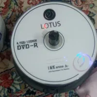 تعداد ۴۰ عدد دی وی دی خام لوتوس