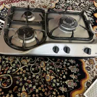 گاز صفحه ای استیل سه شعله مارک تابان