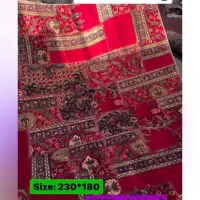 ۲ فرش ماشینی ۶ متری کار کرده و۱فرش کلاژ دست بافت