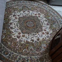 فرش گرد یک و نیم