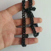 زنجیر اسپرت مردانه و زنانه مدل کارتیه مشکی