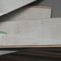 تعدادی درب کابینت ام دی اف و سقف کاذب چوبی